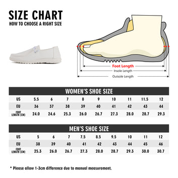 Womens Demons Canvas Loafers