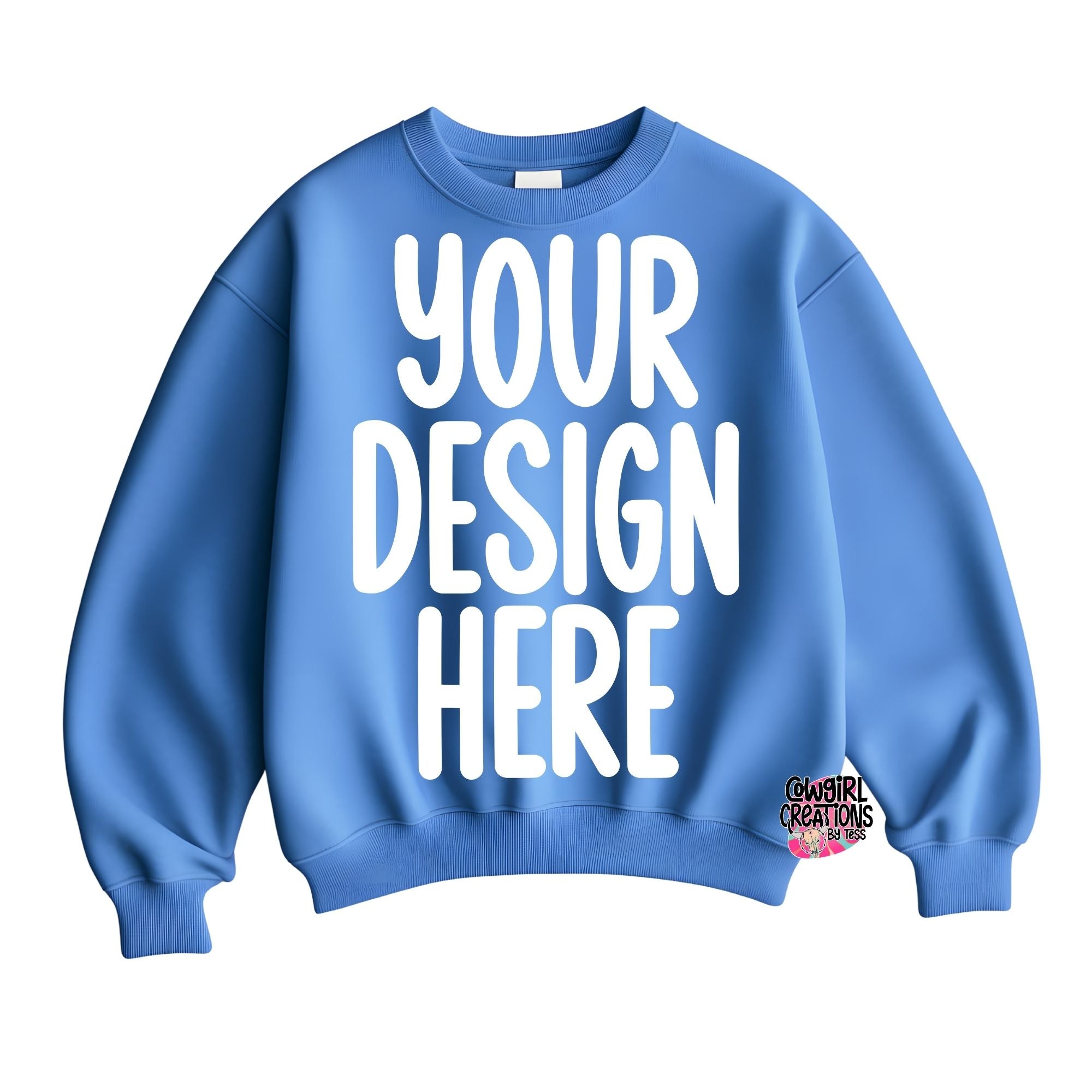 Custom sweatshirts made your way — soft, cozy, and printed with your design or logo!