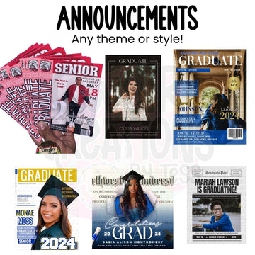 Custom Invitations & Graduation Announcements — Celebrate in Style