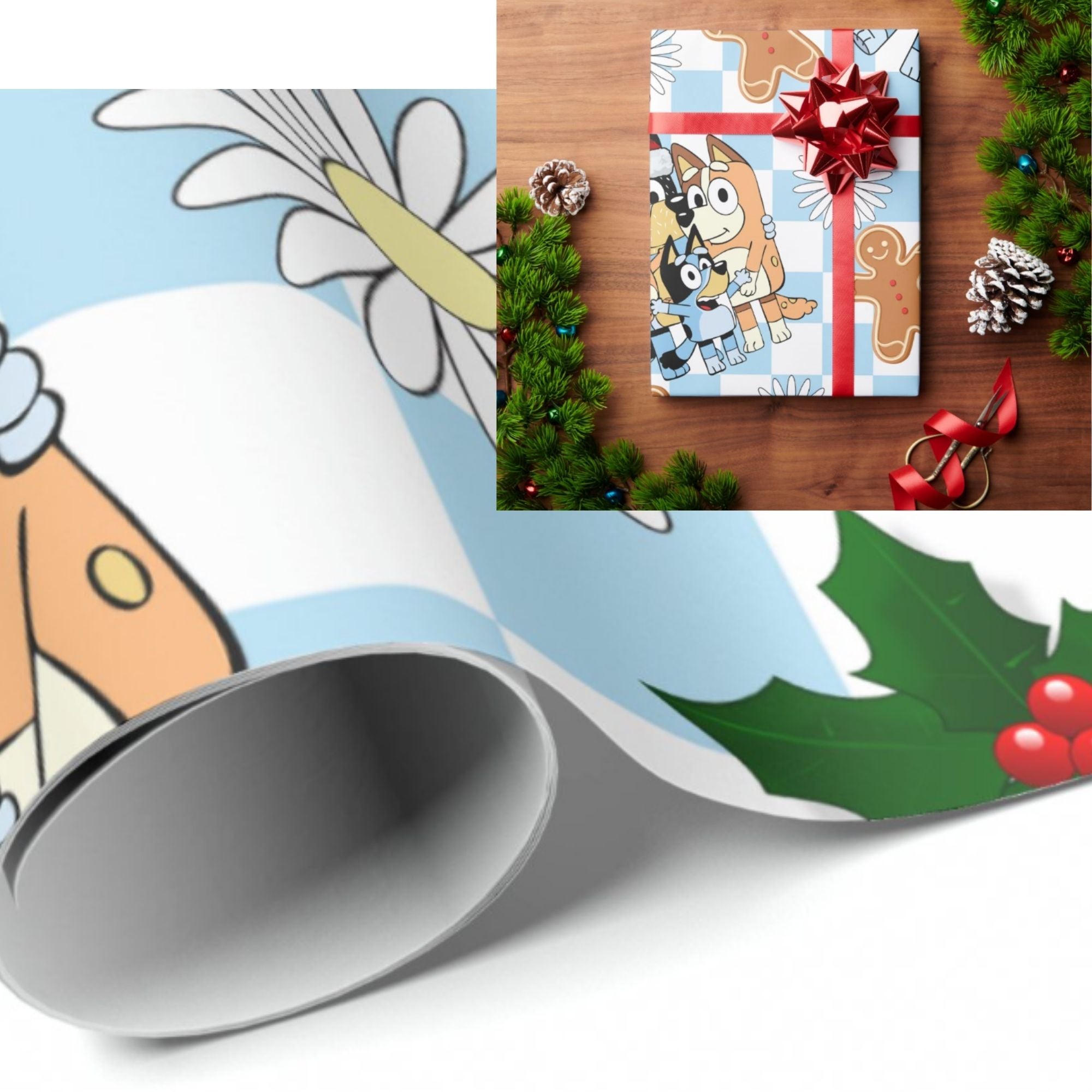 Custom Wrapping Paper Gift Wrap 10"X24" (Copy)