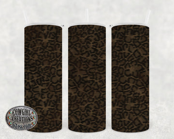 Grunge Leopard Tumbler